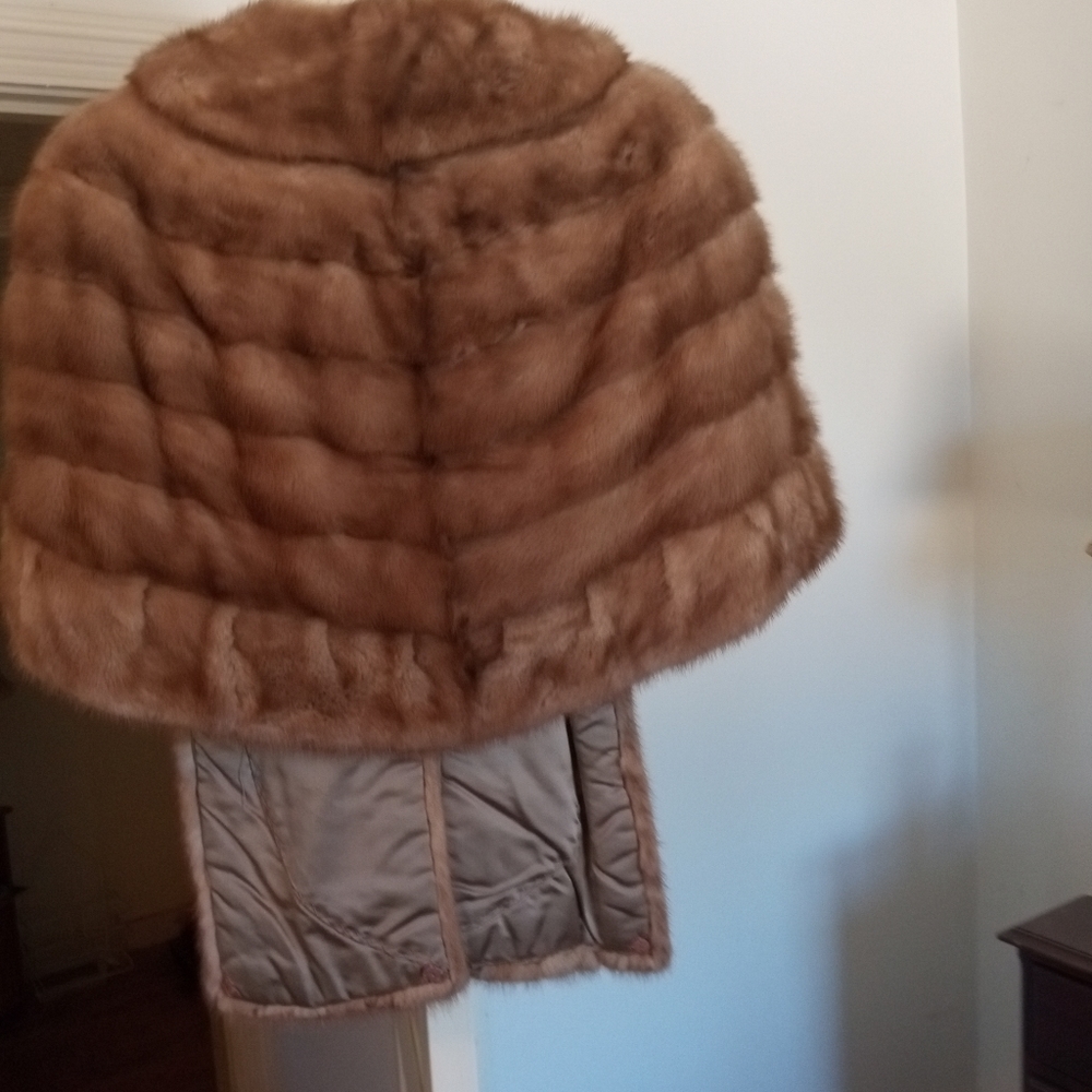 Fur cape